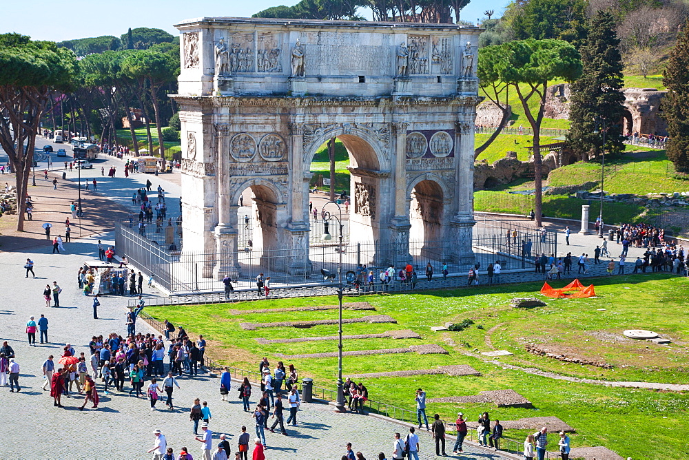 The Arch of Constantine, Rome, Lazio, Italy, Europe