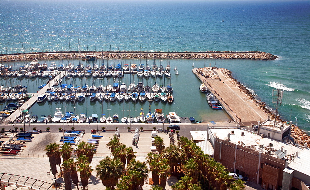 Tel Aviv Marina, Tel Aviv, Israel, Middle East 