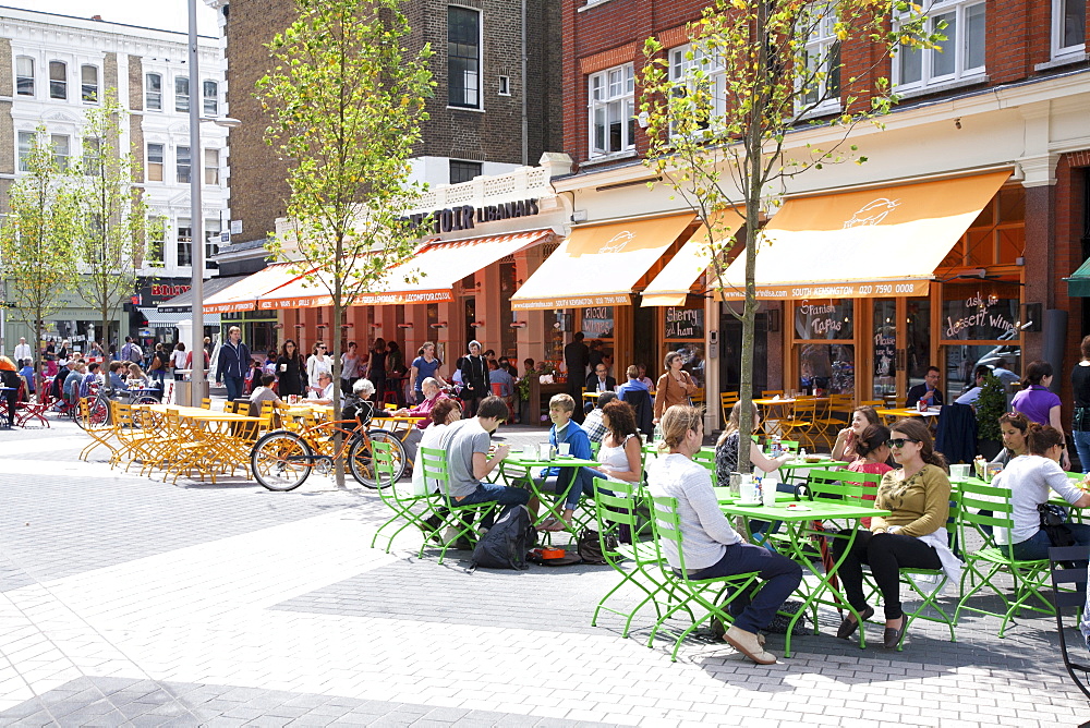 Restaurants around South Kensington Station, Kensington, London, England, United Kingdom, Europe