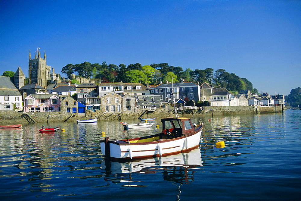 Waterfront, Fowey, Cornwall, England, UK, Europe