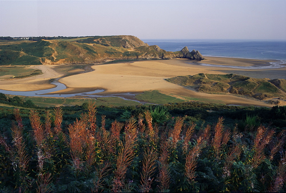 Oxwich Bay, Gower Peninsula, West Glamorgan, Wales, United Kingdom, Europe