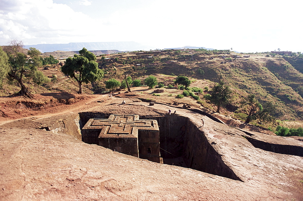 Bet Giorgis church, Lalibela, UNESCO World Heritage Site, Ethiopia, Africa