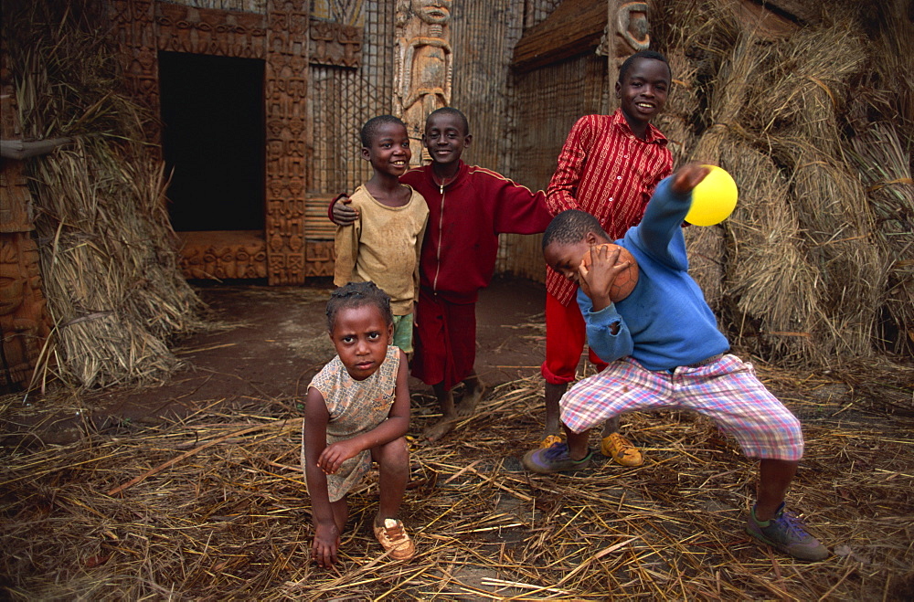 Group of children, Cameroon, Africa