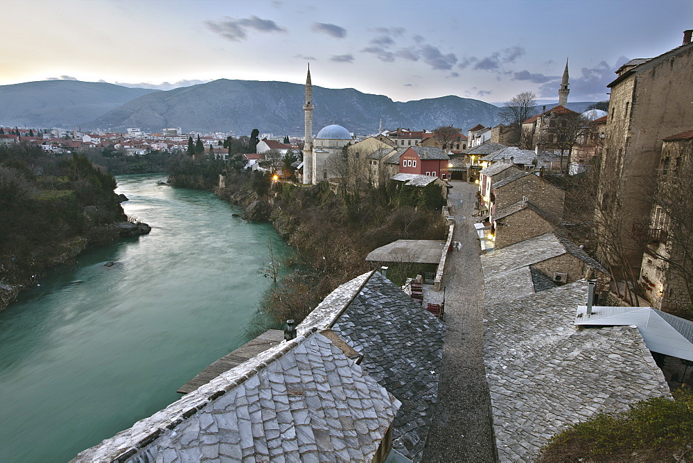 Old Town, Mostar, UNESCO World Heritage Site, Bosnia, Bosnia Herzegovina, Europe