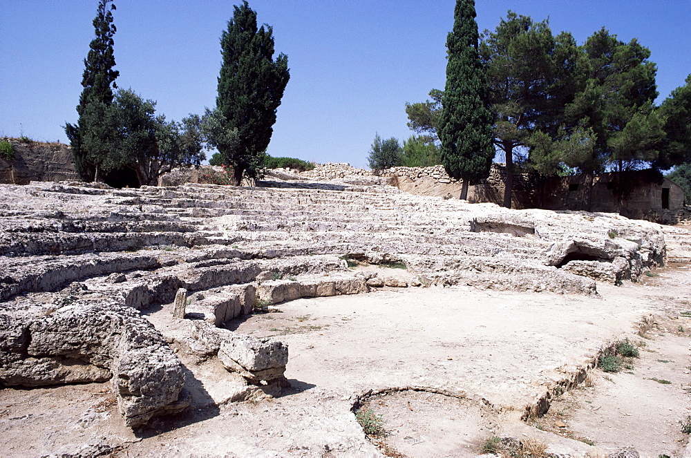 Roman theatre, Alcudia, Majorca, Balearic Islands, Spain, Europe