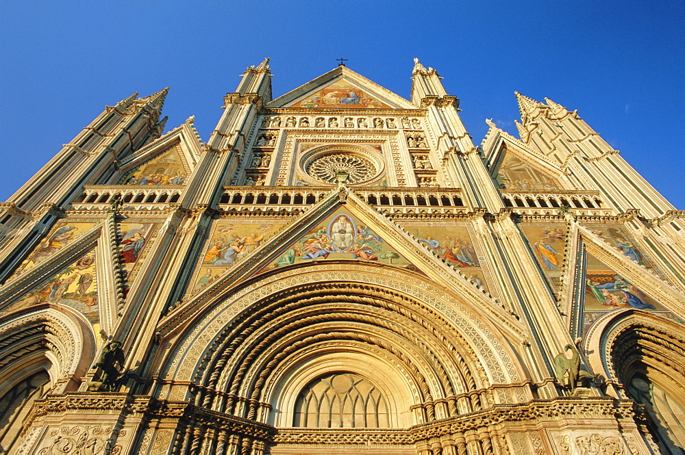 Facade of the Cathedral, Orvieto, Umbria, Italy