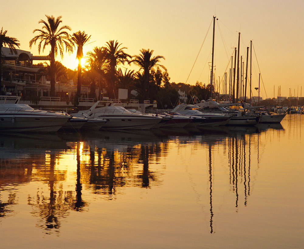 The new marina, Cala d'Or, Majorca (Mallorca), Balearic Islands, Spain, Europe