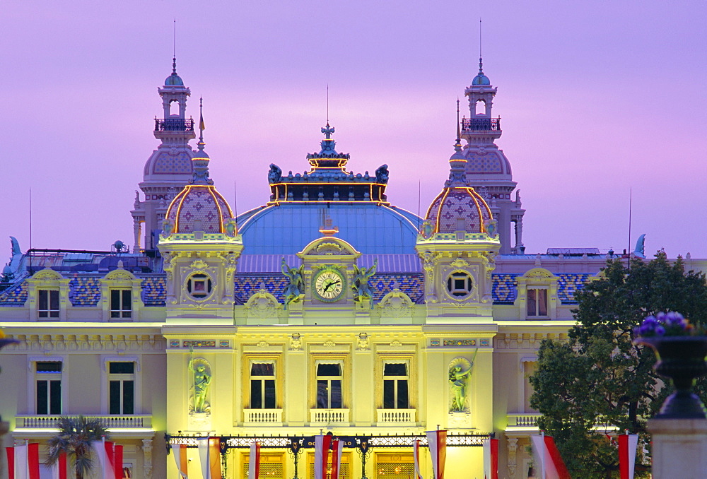 The Casino, west front, Monte Carlo, Monaco, Europe