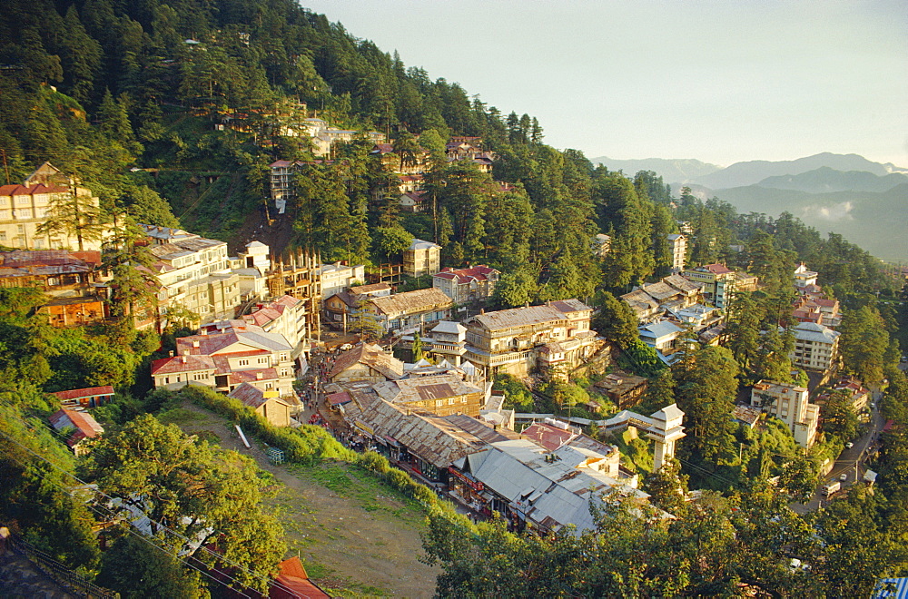 India, Himachal Pradesh, Simla, Hill resort favoured by the British Raj