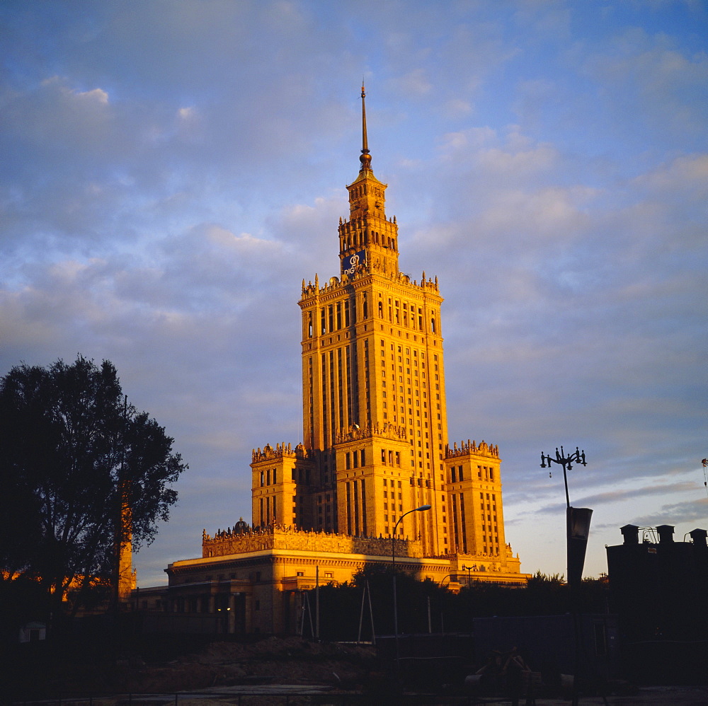 Palace of Culture, Stalinistic architecture, Warsaw (Wraclaw), Poland