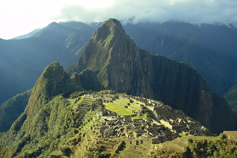 Machu Picchu, the lost city of the Incas, rediscovered in 1911, Peru, South America 