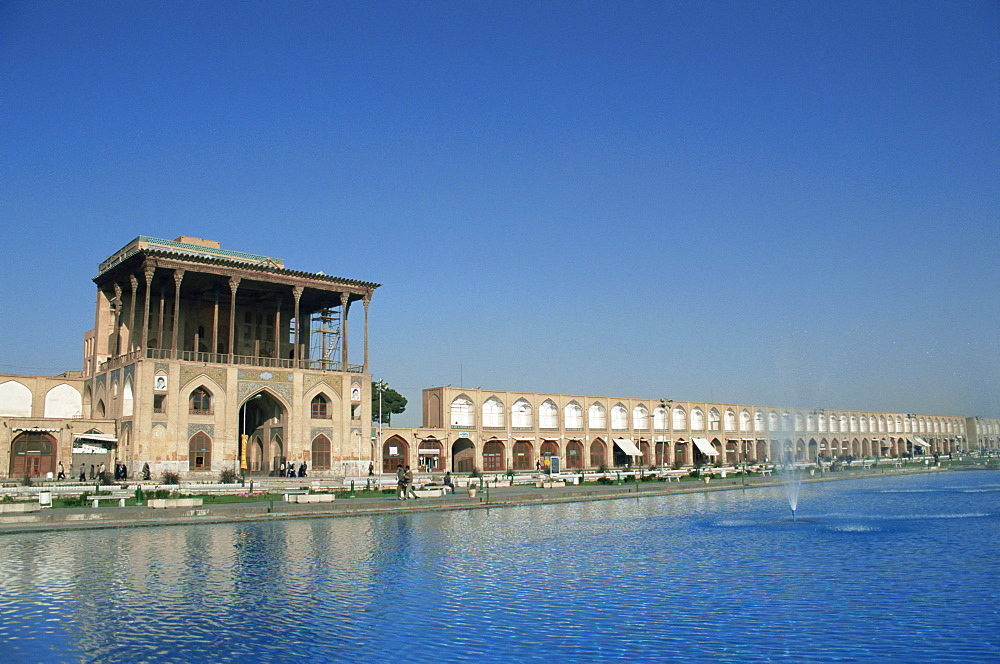 Ali Qapu Palace on Imam Square, Isfahan, Iran, Middle East