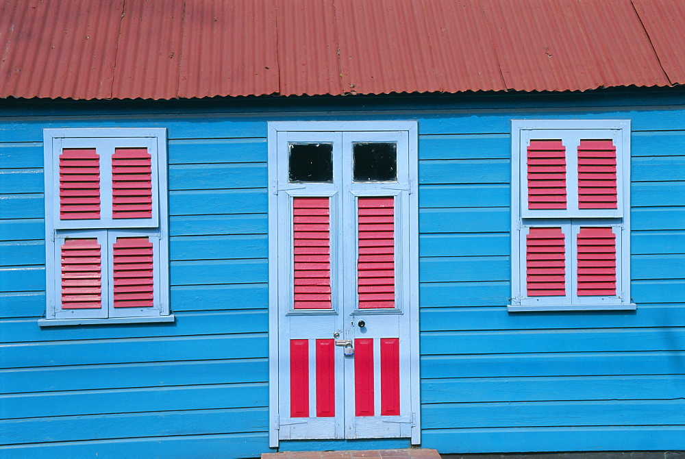 Chattel house in Holders, Barbados, Caribbean, West Indies, Central America