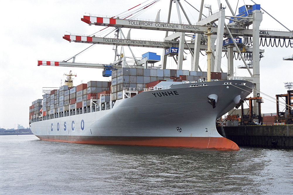 Shipping, port, Hamburg, Germany, Europe