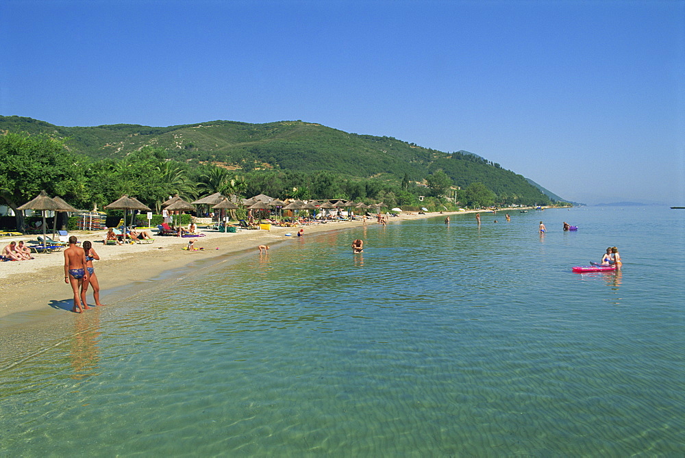 Moraitika Beach, Corfu, Ionian Islands, Greek Islands, Greece, Europe