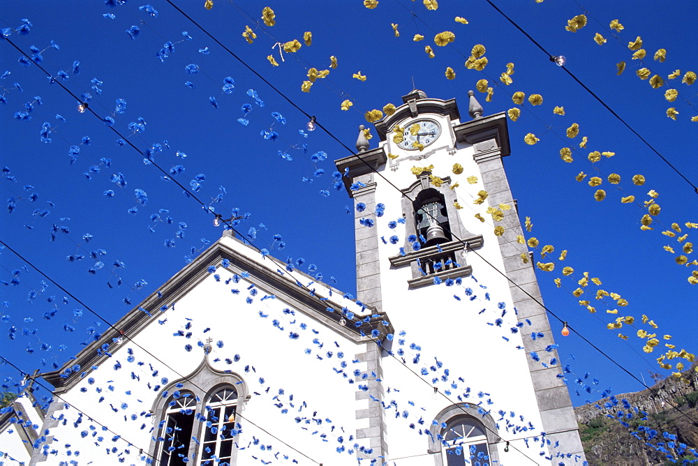 Church in Ribeira Brava, Madeira, Portugal, Europe