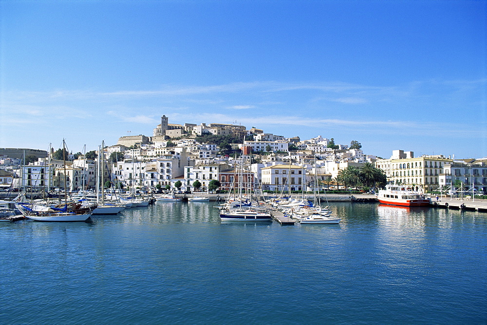 Dalt Vila, Eivissa, Ibiza, Balearic Islands, Spain, Mediterranean, Europe