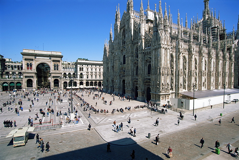 Piazza del Duomo, Milan, Italy, Europe