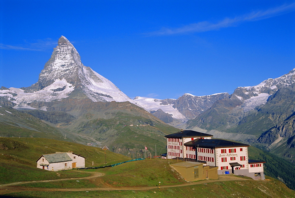 Riffelberg and Matterhorn, Valais, Switzerland, Europe