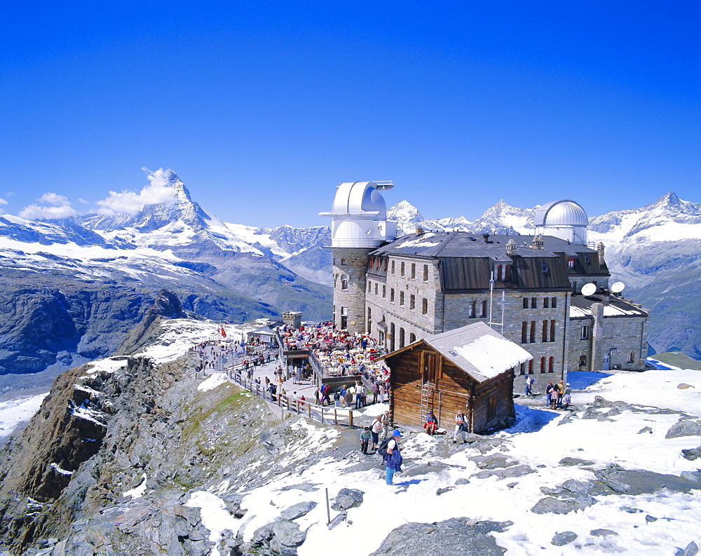 Gornergrat and Matterhorn, Valais, Switzerland, Europe