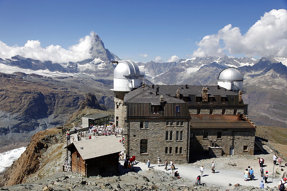 Gornergrat and the Matterhorn, Zermatt, Valais, Swiss Alps, Switzerland, Europe