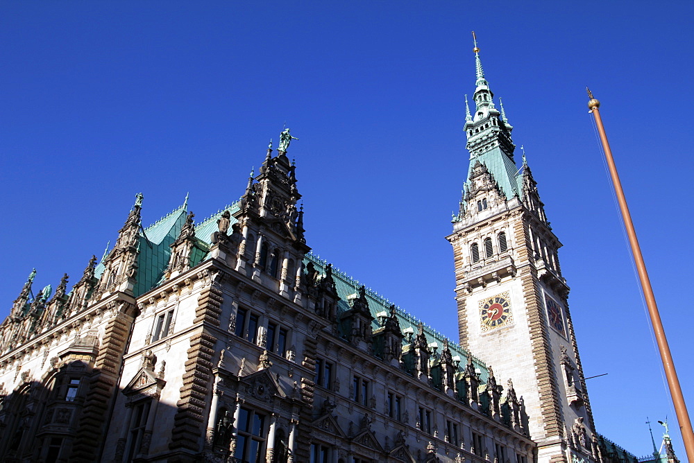 City Hall, Hamburg, Germany, Europe