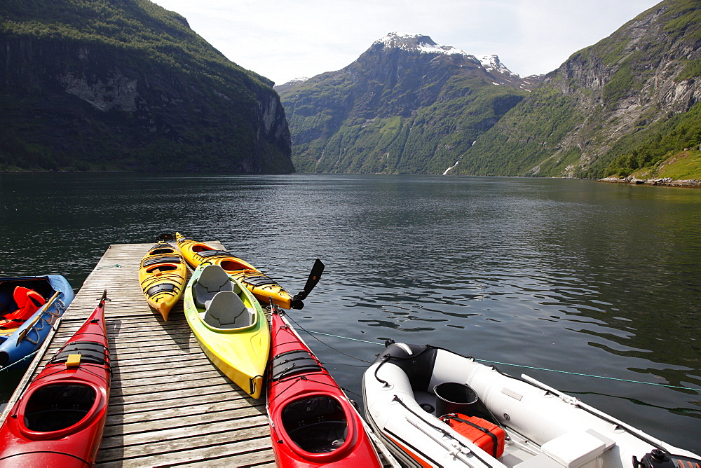 Geiranger Fjord, UNESCO World Heritage Site, More og Romsdal, Norway, Scandinavia, Europe