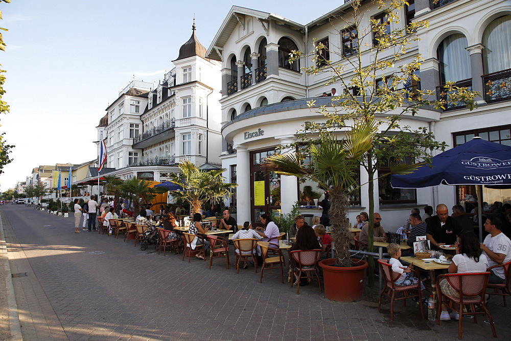 Baltic Sea spa town of Ahlbeck, Usedom, Mecklenburg-Western Pomerania, Germany, Europe