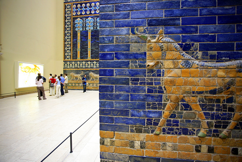 Detail of Ishtar Gate, Pergamon Museum, Berlin, Germany, Europe