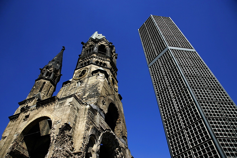 Memorial church, Kurfurstendamm, Berlin, Germany, Europe