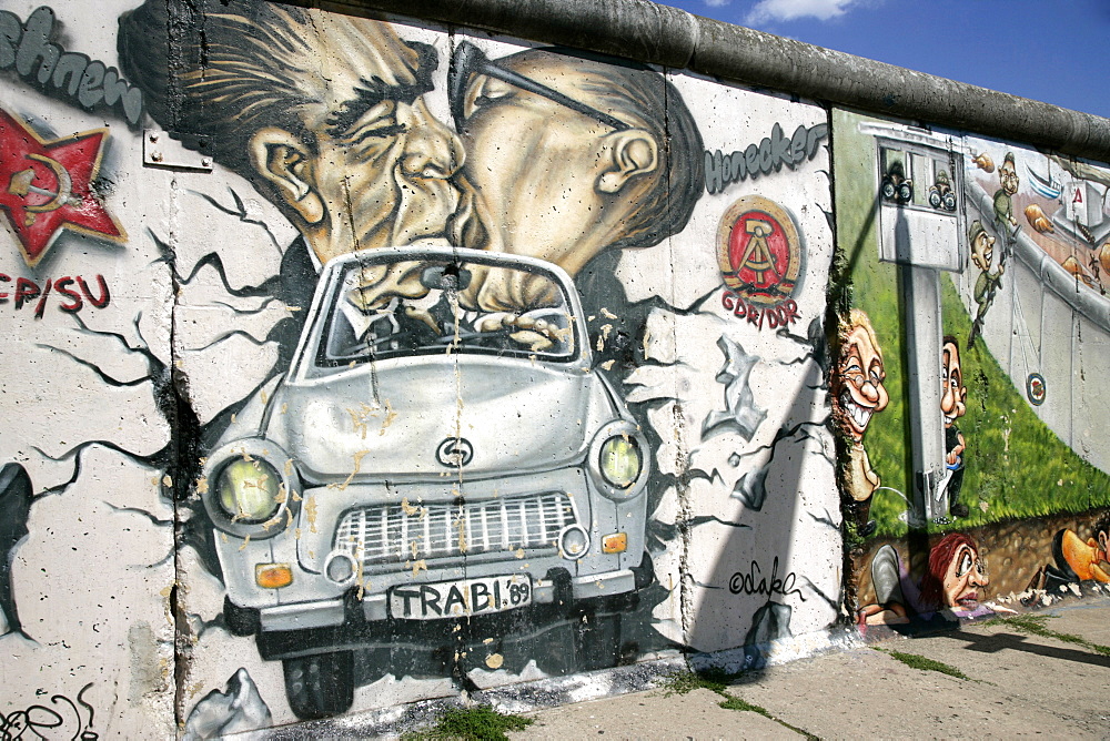 East Side Gallery, Berlin Wall Museum, Berlin, Germany, Europe