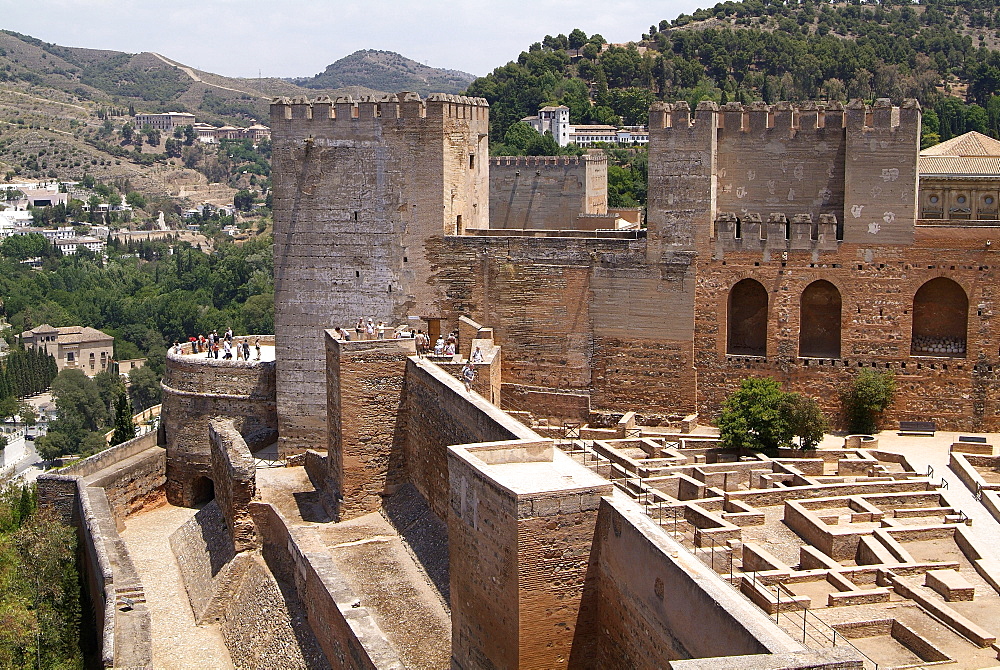 Alhambra, UNESCO World Heritage Site, Granada, Andalusia, Spain, Europe