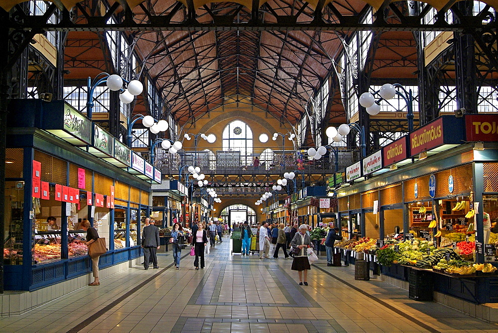 Great Market Hall, Budapest, Hungary, Europe