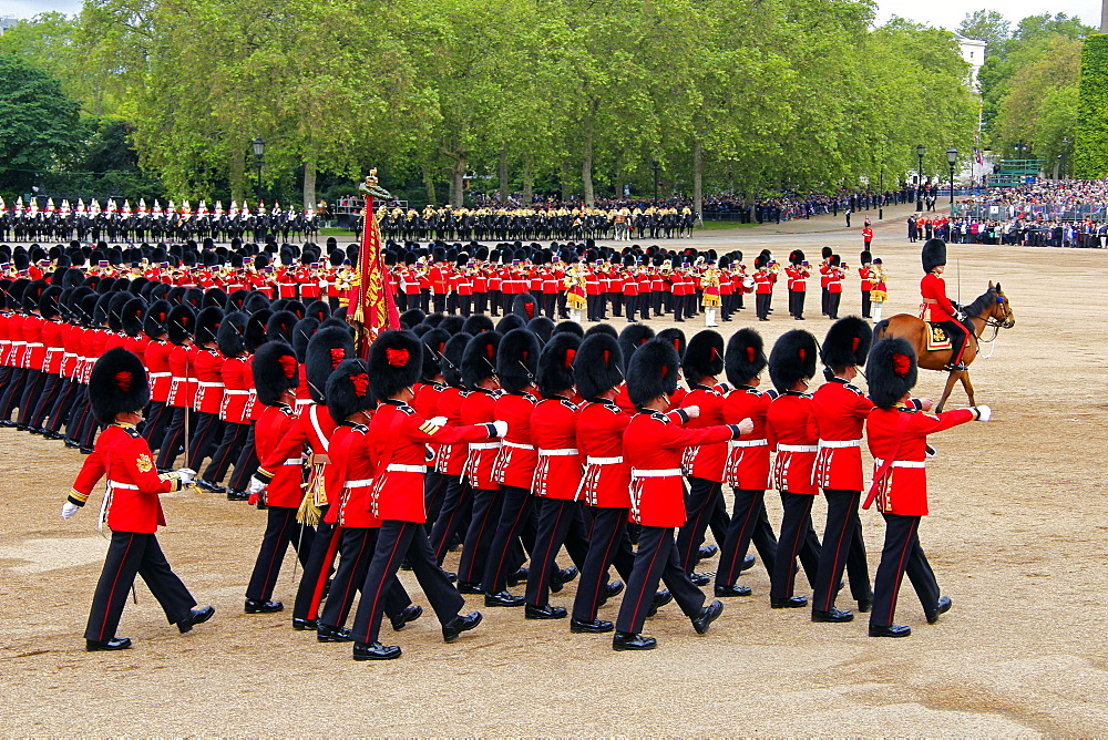 Soldiers at Trooping the Colour 2012, The Queen's Official Birthday Parade, Horse Guards, Whitehall, London, England, United Kingdom, Europe