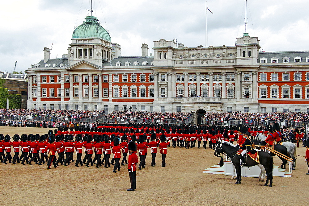 Soldiers at Trooping the Colour 2012, The Birthday Parade of the Queen, Horse Guards, London, England, United Kingdom, Europe