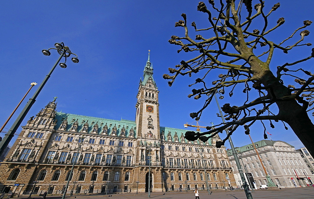 City Hall, Hamburg, Germany, Europe