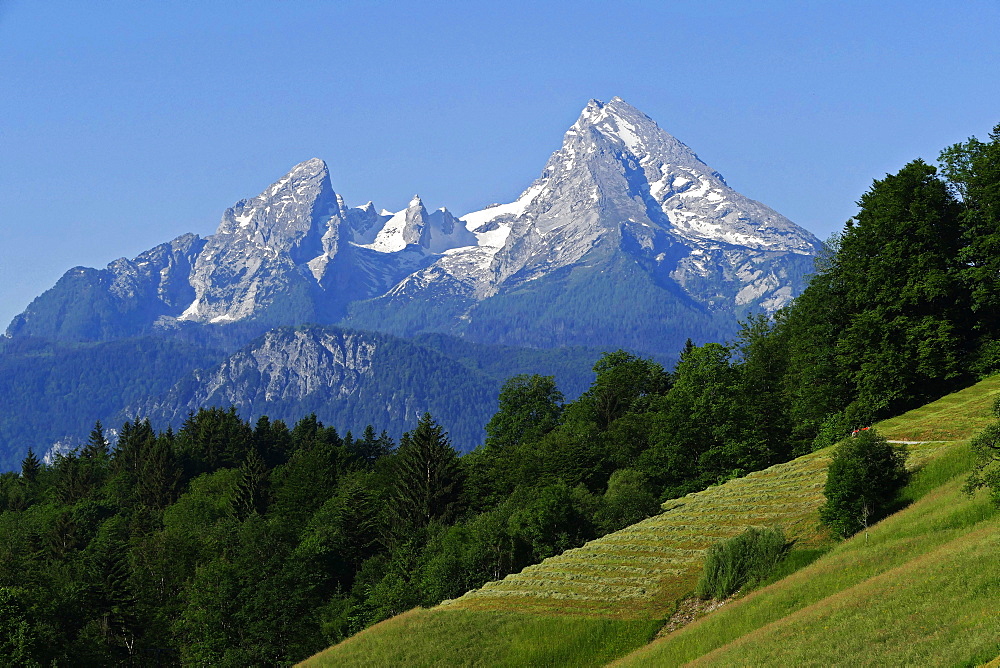 Watzmann Mountain, 2713m, Berchtesgaden, Upper Bavaria, Bavaria, Germany, Europe