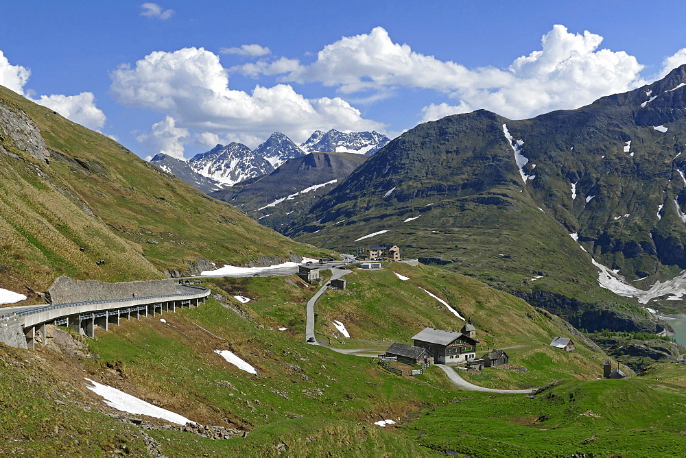 Glocknerhaus Mountain Inn at Grossglockner High Alpine Road, Carinthia, Austria, Europe