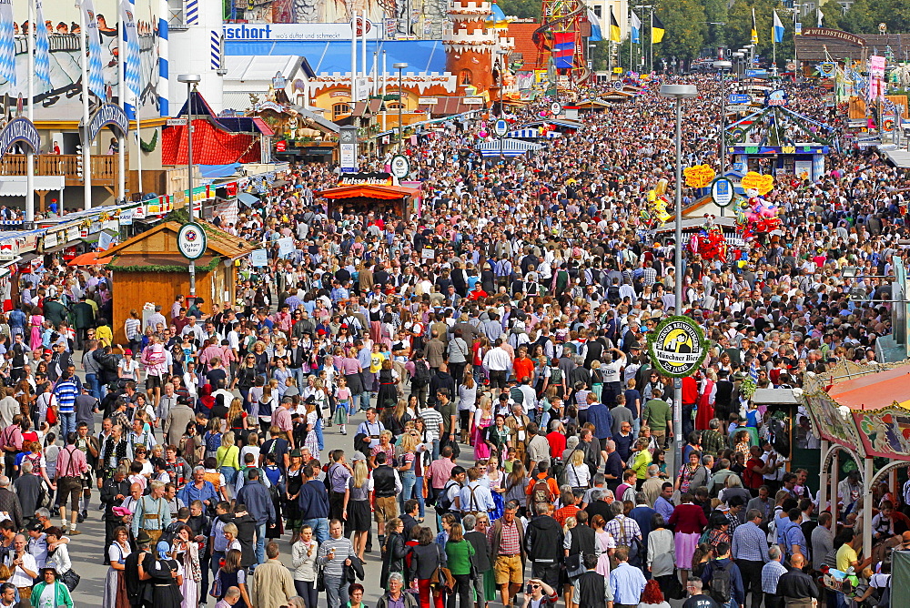 Oktoberfest, Munich, Upper Bavaria, Bavaria, Germany, Europe