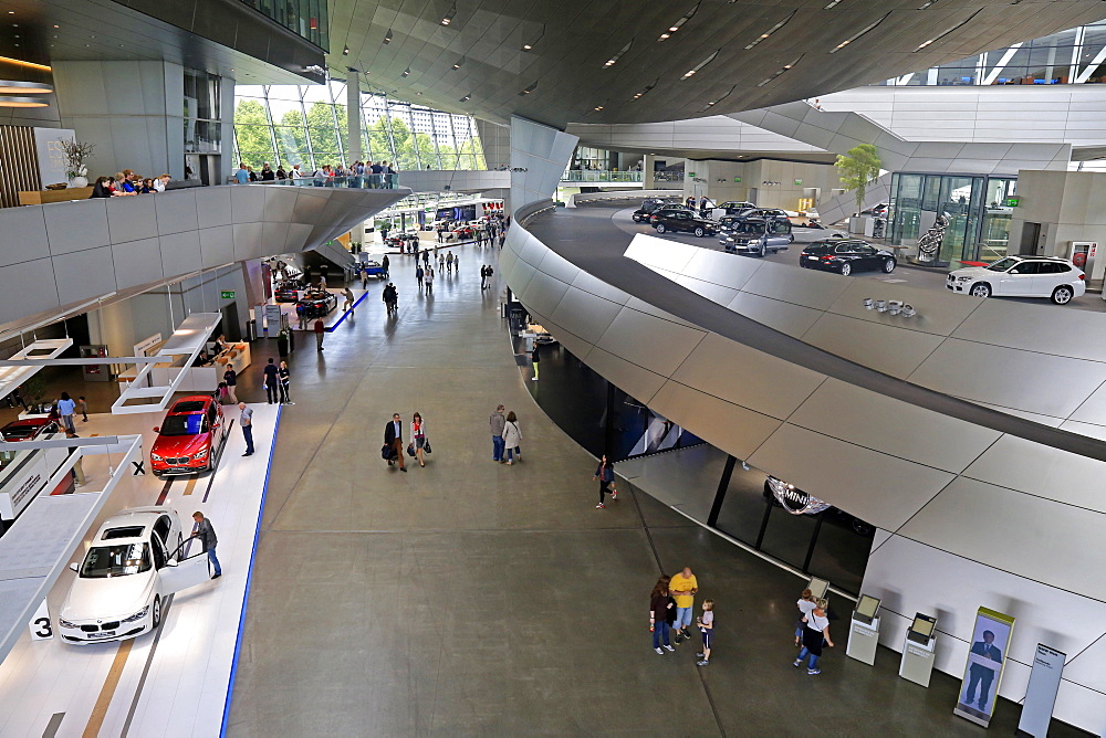 BMW World at the Olympic Centre, Munich, Upper Bavaria, Bavaria, Germany, Europe