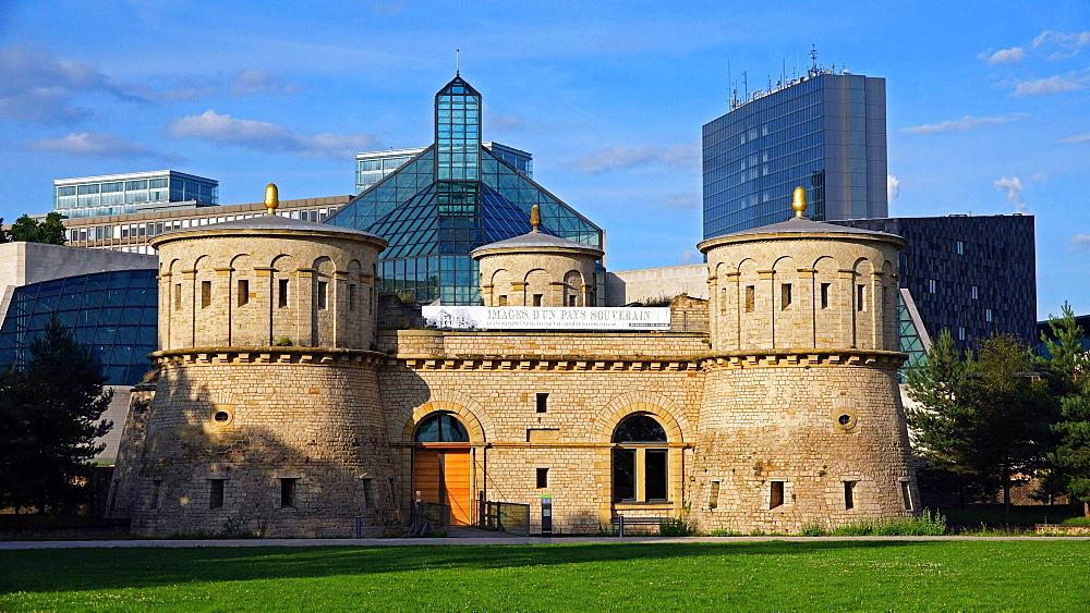 Fort Thuengen with Fortress Museum in Luxembourg City, Grand Duchy of Luxembourg, Europe