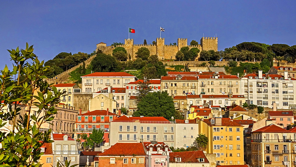 Castelo de Sao Jorge, Baixa, Lisbon, Portugal, Europe