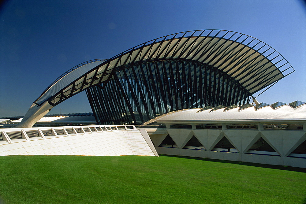 International Airport and TGV rail station, Satolas, Lyon, Rhone, France, Europe