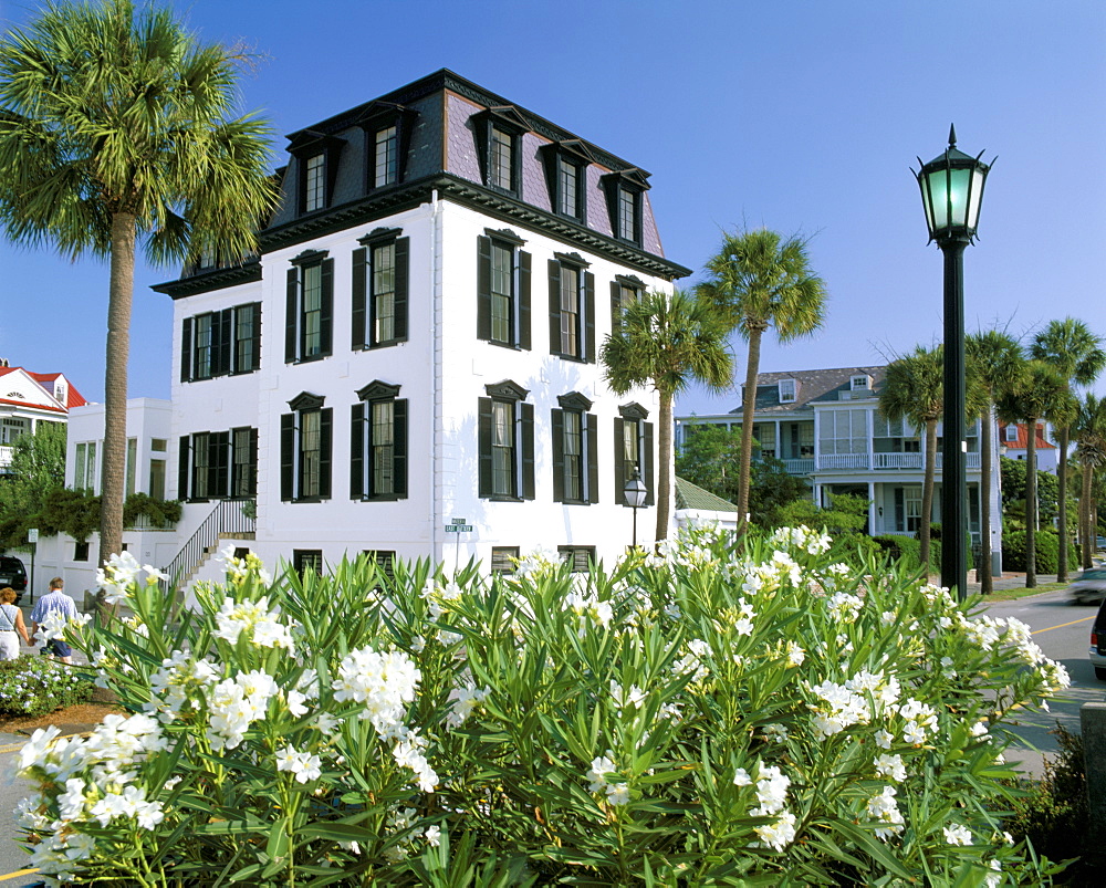 Early 19th century town house, Charleston, South Carolina, United States of America, North America