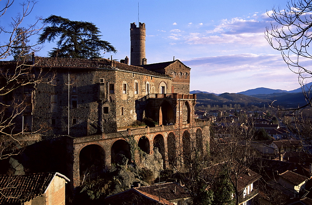 The 16th century castle, Castello Villadora, Valle di Susa, Piemonte, Italy, Europe