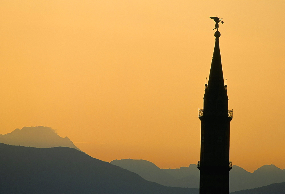 Church tower or steeple, Turin (Torino), Piemonte (Piedmont), Italy, Europe