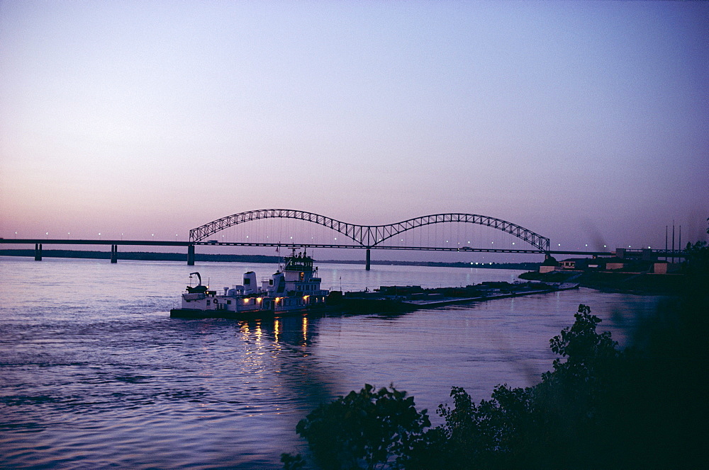 Mississippi River, Memphis, Tennessee, United States of America (U.S.A.), North America