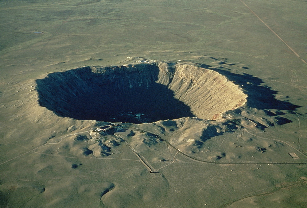 Meteor crater, the largest known in the world, Arizona, United States of America, North America