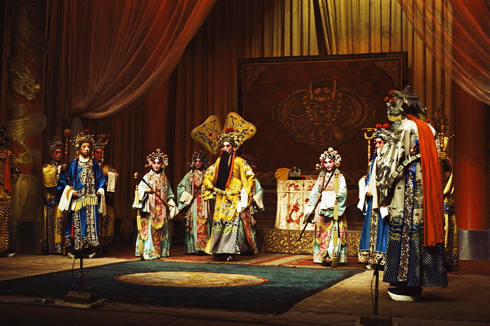 Classical opera performance, China, Asia