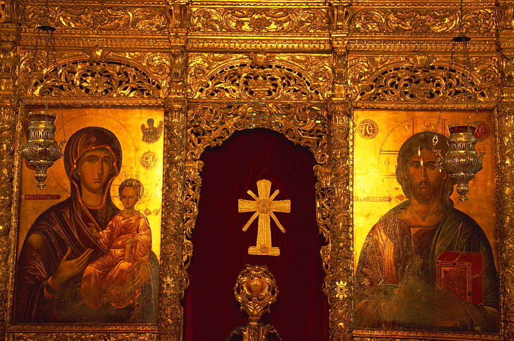 Greek Orthodox Seminary chapel, Heybeliada, Princes Islands (Kizil Adalar), Turkey, Eurasia